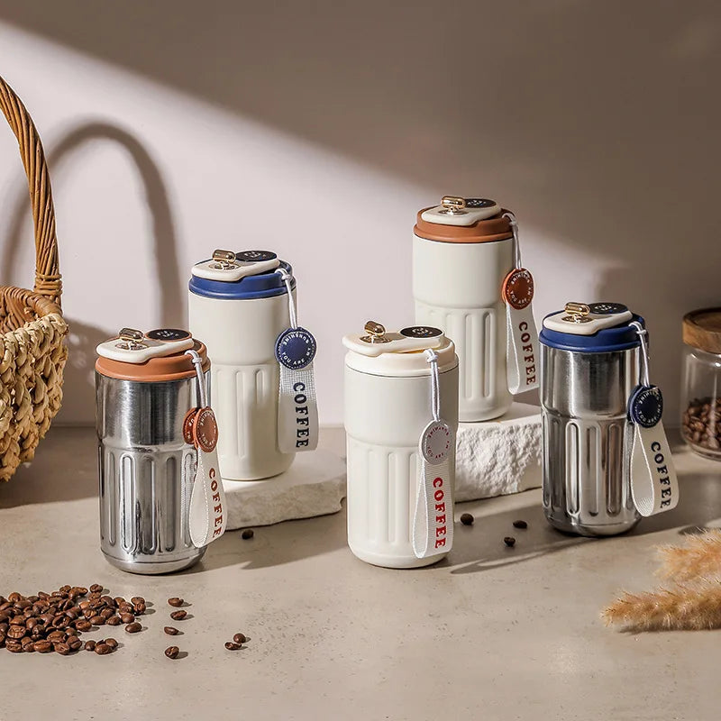 Smart Thermos Bottle with LED Temperature Display – 316 Stainless Steel Vacuum Insulated Coffee Mug | Portable Office & Travel Cup (450ml)-1